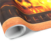 WeihnachtsStrümpfe und Kamin-Verpackungs-Papier Geschenkpapier (Rolleneckpunkt)