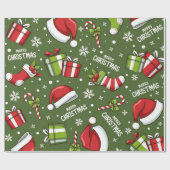 WeihnachtsStrümpfe | Weihnachtspapier Geschenkpapier (Flach)