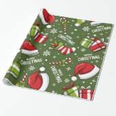 WeihnachtsStrümpfe | Weihnachtspapier Geschenkpapier (Ungerollt)