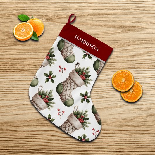 Weihnachtsstrümpfe Winterbeeren