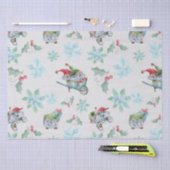 Weihnachtsstürme im Spiel Seidenpapier (Handwerk)