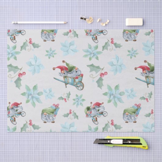 Weihnachtsstürme im Spiel Seidenpapier (Handwerk)