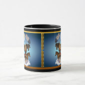 Weihnachtsstute und -colt tasse (Zentrum)