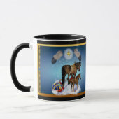 Weihnachtsstute und -colt tasse (Links)