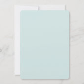 Weihnachtssurfboard | Winter Beach Hochzeit Einladung (Rückseite)