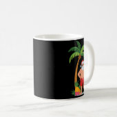 Weihnachtssurfen Santa Beach Ne Ferien Surfen Kaffeetasse (VorderseiteRechts)