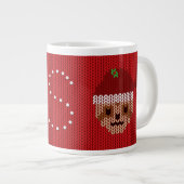 Weihnachtssüßchen Monogram Riesenkaffee-Tasse Jumbo-Tasse (Vorderseite Rechts)