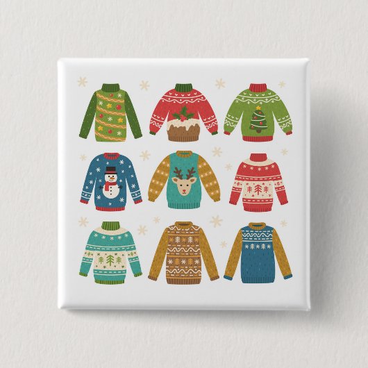 Weihnachtssüße Button (Vorderseite)