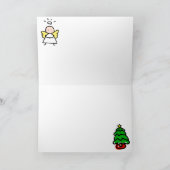 WeihnachtsSüsse-Kinderart-Karte Feiertagskarte (Innenseite)