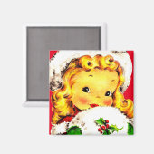 Weihnachtssüße Magnet (Vorderseite/Rückseite)