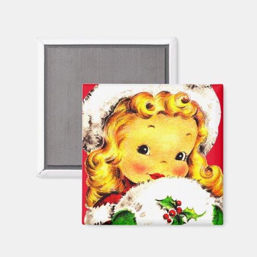Weihnachtssüße Magnet (Vorderseite/Rückseite)