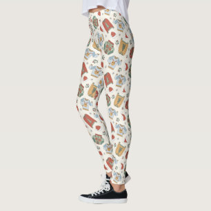 Weihnachtssüße und Hattern Muster Leggings