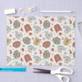 Weihnachtssüße und Hattern Muster Seidenpapier (Handwerk)