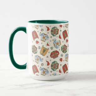 Weihnachtssüße und Hattern Muster Tasse