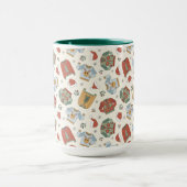 Weihnachtssüße und Hattern Muster Tasse (Zentrum)