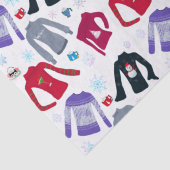 Weihnachtssüße und heiße Schokolade Seidenpapier (Detail)