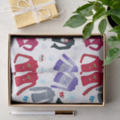 Weihnachtssüße und heiße Schokolade Seidenpapier (Geschenk)