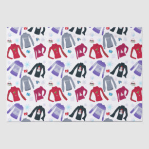 Weihnachtssüße und heiße Schokolade Seidenpapier