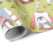 Weihnachtssüße und Strümpfe Geschenkpapier (Rolleneckpunkt)