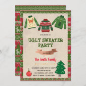 Weihnachtssüßer Einladung (Vorne/Hinten)