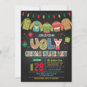 Weihnachtssüßer-Party Einladung (Vorderseite)