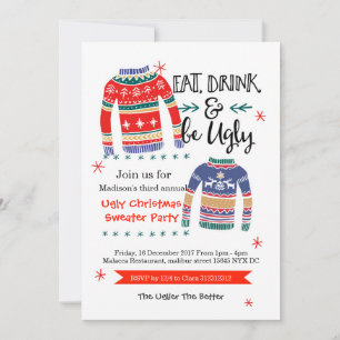Weihnachtssüßer-Party Einladung