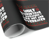 Weihnachtssüßer sind heiß und überbewertet geschenkpapier (Rolleneckpunkt)