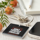 Weihnachtssüßer sind heiß und überbewertet schlüsselanhänger (Vorderseite rechts)