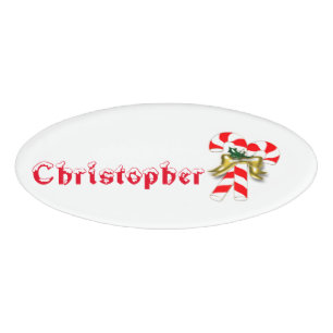 Weihnachtssüßigkeit 1 namenschild