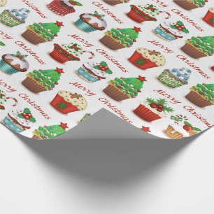 WeihnachtsSüßigkeiten Geschenkpapier
