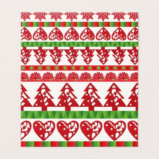 WeihnachtsSymbole (Außenseite Aufgefaltet)