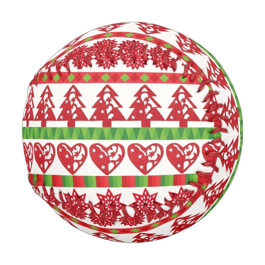 WeihnachtsSymbole Baseball (Vorne Rechts)