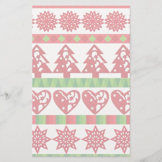 WeihnachtsSymbole Briefpapier (Vorderseite)