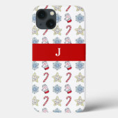 Weihnachtssymbole Case-Mate iPhone Hülle (Rückseite)