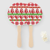 WeihnachtsSymbole Fächer (Vorne und Hinten)