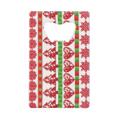 WeihnachtsSymbole Geldbeutel Flaschenöffner (Vorderseite)