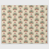 Weihnachtssymbole Geschenkpapier (Flach)