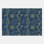 Weihnachtssymbole Geschenkpapier Set (Vorderseite 2)