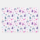 Weihnachtssymbole Geschenkpapier Set (Vorderseite 3)