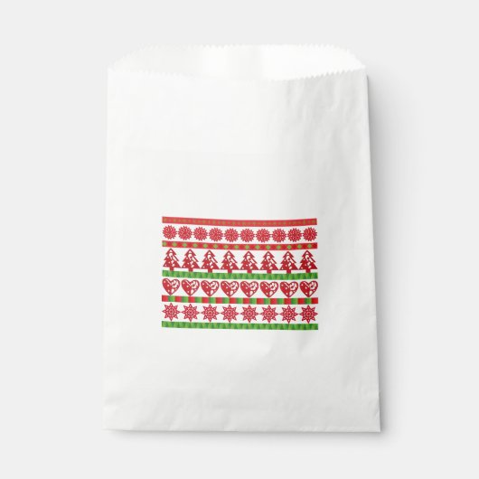 WeihnachtsSymbole Geschenktütchen (Vorderseite)