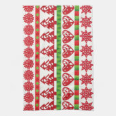WeihnachtsSymbole Geschirrtuch (Vertikal)