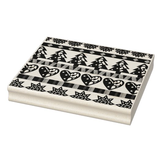 WeihnachtsSymbole Gummistempel (Stempel)