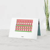 WeihnachtsSymbole Karte (Rückseite)