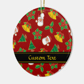 Weihnachtssymbole Keramik Ornament (Links)