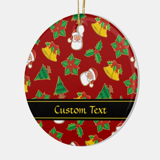 Weihnachtssymbole Keramik Ornament (Links)