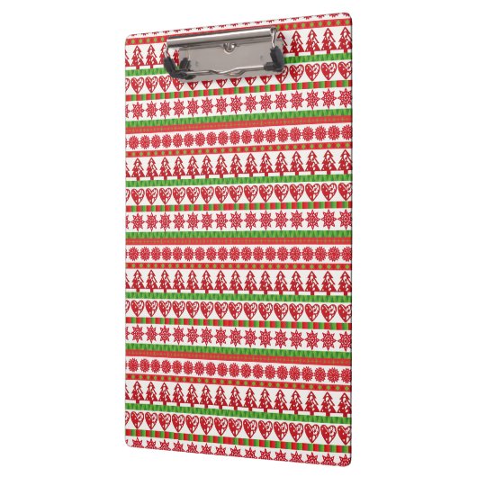 WeihnachtsSymbole Klemmbrett (Links)