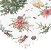 Weihnachtssymbole Kurzer Tischläufer (Ecke)