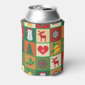 Weihnachtssymbole Medley Art Thunder_Cove Dosenkühler (Kanne Rückseite)
