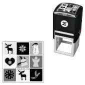 Weihnachtssymbole Medley Art Thunder_Cove Permastempel (Beispiel)