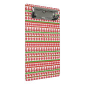 WeihnachtsSymbole Mini Klemmbrett (Schrägansicht)
